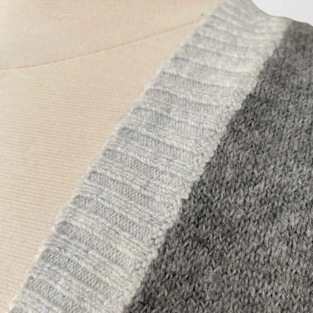 CJ Banks Women's Size X Cardigan Sweater Grandpa Gray Button Front‎ Soft